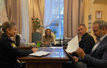 16 сентября состоялась рабочая встреча Уполномоченного по защите прав предпринимателей в Ленинградской области Елены Рулевой и врио руководителя регионального УФССП Олега Караченцева.