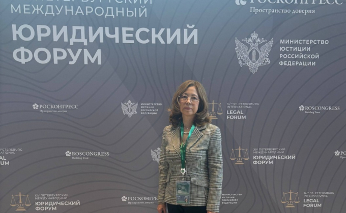 Уполномоченный по защите прав предпринимателей в Ленинградской области Елена Рулева принимает участие в Петербургском международном юридическом форуме 2026