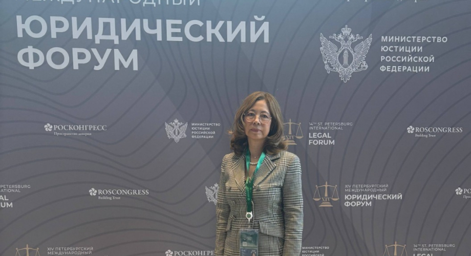 Уполномоченный по защите прав предпринимателей в Ленинградской области Елена Рулева принимает участие в Петербургском международном юридическом форуме 2026.