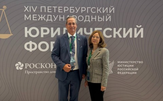 Уполномоченный по защите прав предпринимателей в Ленинградской области Елена Рулева принимает участие в Петербургском международном юридическом форуме 2026